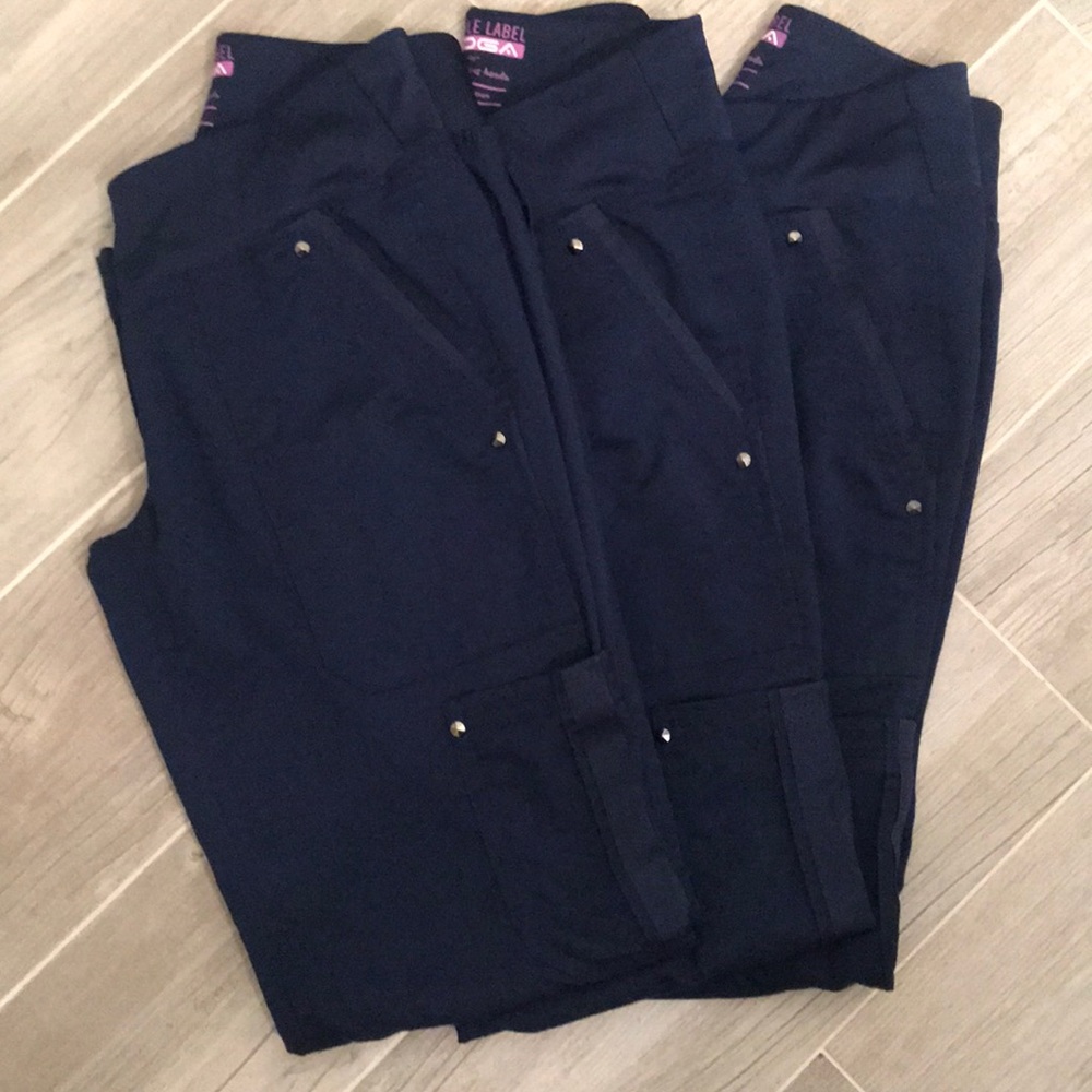 Navy Scrub Pants XXSP Purple Label by healing hand
